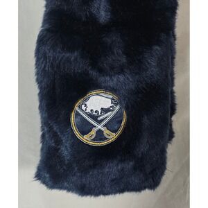Buffalo Sabres Embroidered Logo Faux Fur Scarf NHL Official Licensed Apparel